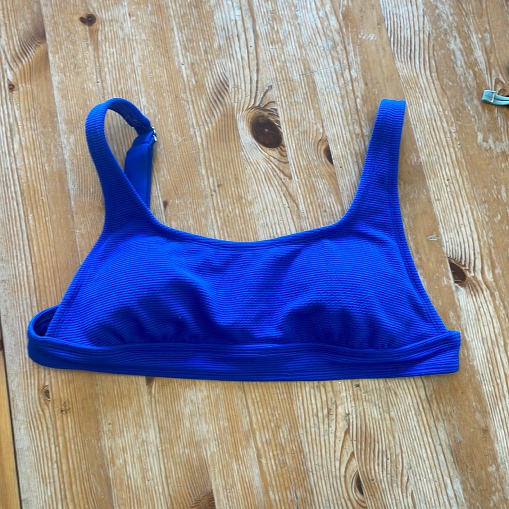 Juniors Royal Blue Swimsuit Top Size L